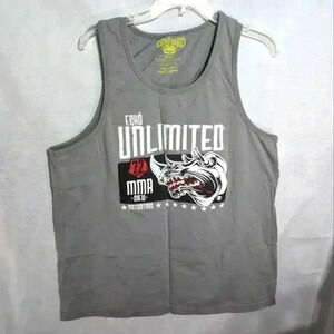 Ecko Unlimited MMA Rhino gray Tank top sz XL